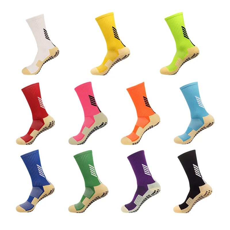 Soccer Socks Anti Slip Adults Youths Kids Athletics Sports Grip Extra Size