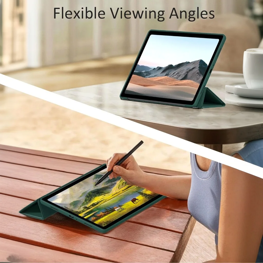 Leather Flip Smart Cover with Magnetic Stand