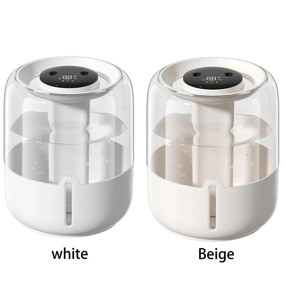 6.8L Air Humidifier Dual Nozzle Humidity Diffuser 3 Modes Cool Mist Humidifier Quiet Diffuser for Living Room Bedroom