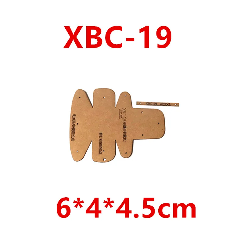 Leather Craft Sewing Template For Mini Bag Pendant 6x4x4.5cm
