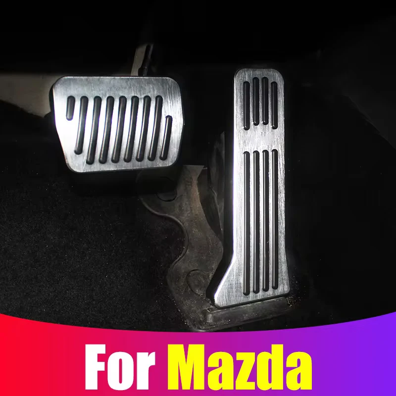 Car Foot Pedal Fuel Accelerator Brake Clutch Pedals Cover For Mazda 2 3 6 BM GJ Demio CX3 CX-5 CX5 CX 5 CX4 CX8 CX9 Axela ATENZA car accessories,car pedals,pedal cover