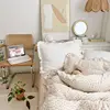 Cotton Muslin Toddler Quilt Cover Set Floral Duvet Cover and Pillowcase Set for Childrens 6