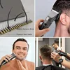 Professional Hair Clippers Cordless Barber Shavers Rechargeable Hair Cutting Kit With 4Comb Guides 2