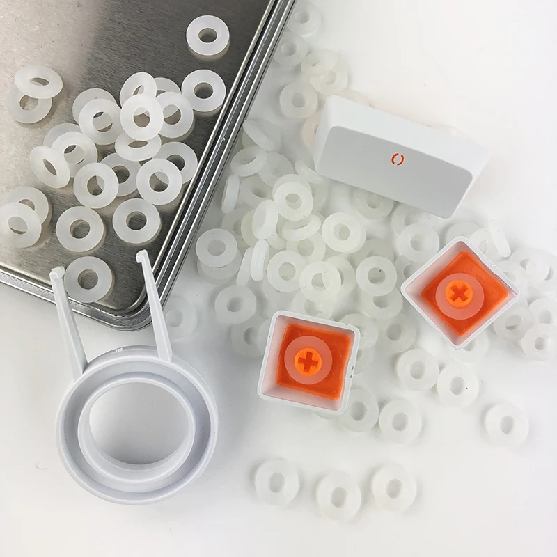 Keycaps o Anel de Vedação Amortecedores de Som para Teclado Mercanical mx Interruptor Amortecedor Ruído de Substituição Reduzir Teclado O-ring 120 Pcs - Imagem 6