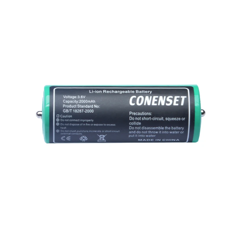 UR18500Y 2000mAh Replacement Battery For Braun 3018765 6703925 703-0925 81377206 720 730 730cc 730S-4 790cc 5375 5377 Shavers 6
