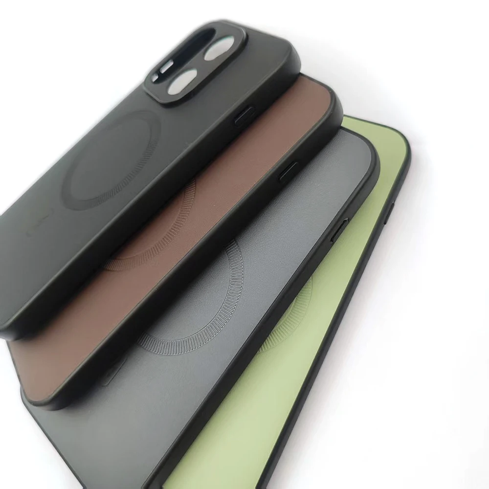 Luxury Magnetic Shockproof Wireless Charging TPU Bumper Case