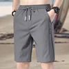 Quick Dry Shorts for Men Straight Shorts Swim Trunks Swim Shorts Bathing Suit Quick Drying Drawstring w/ Pocke for Surfing Beach 4