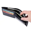 Genuine Cowhide Leather Men Short Wallet RFID Blocking Card Holder Coin Pocket Purse Best Gift for Boyfriend Husband Father 6