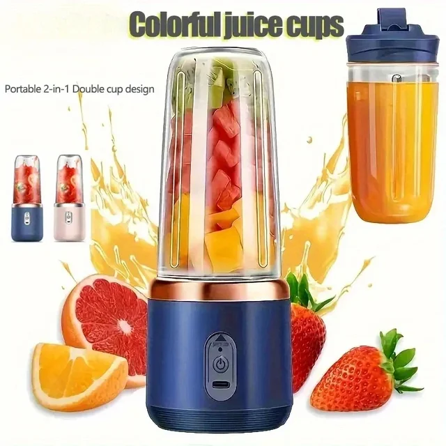 Multi Frutta Mixer Spremiagrumi Spremiagrumi Elettrico Portatile Frullatore Spremiagrumi Tazza Cibo Frappè Succhi Creatore Utensili Da Cucina Per La Casa 2