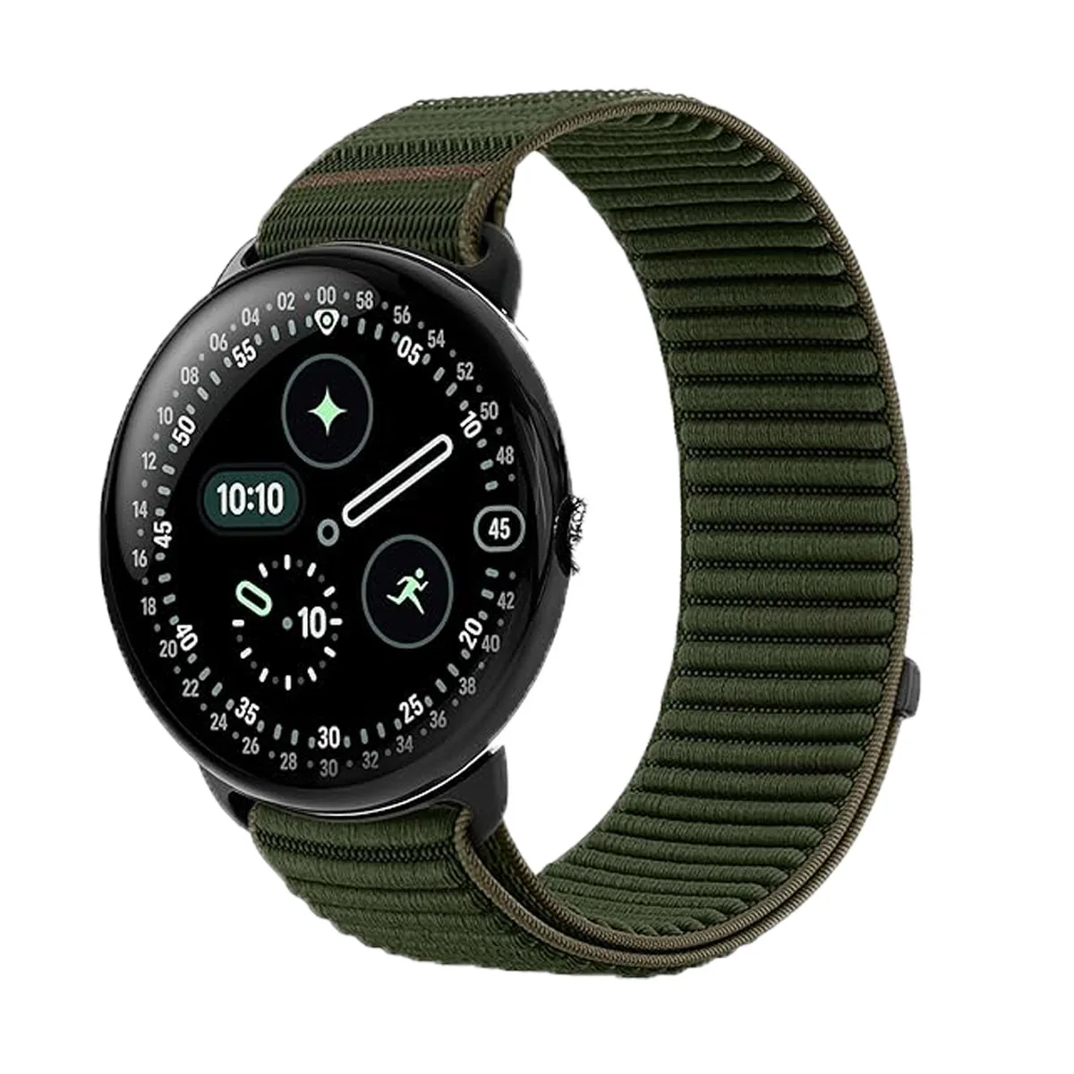 Nylon Sports Bracelet Watchband Replacement - Adjustable Strap, Universal Size
