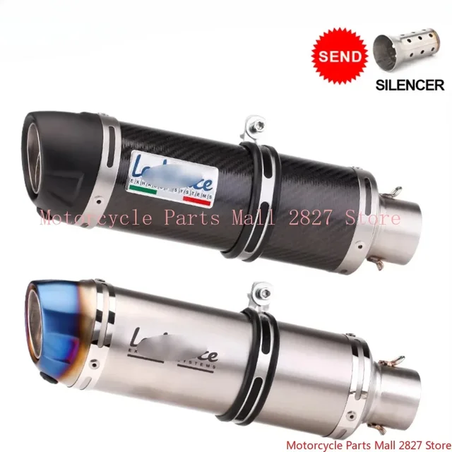 51mm Motorcycle Exhaust Muffler Pipes Escape Silencer Exhaust Systems With DB Killer For Z900 Z1000 GSR600 FZ6N R1 R3 R6 MT07