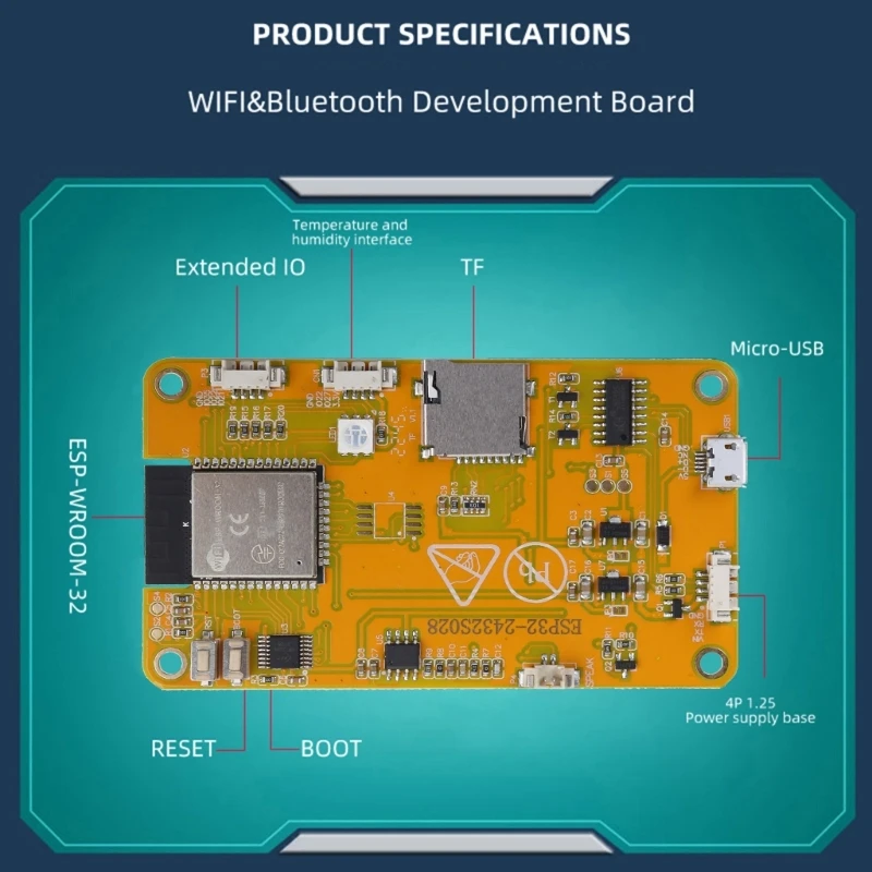 ESP32 ESP32-2432S028R Development Board Base on ESP32-D0WDQ6 Controller 2.8 Inch TFT Display Module mini development board