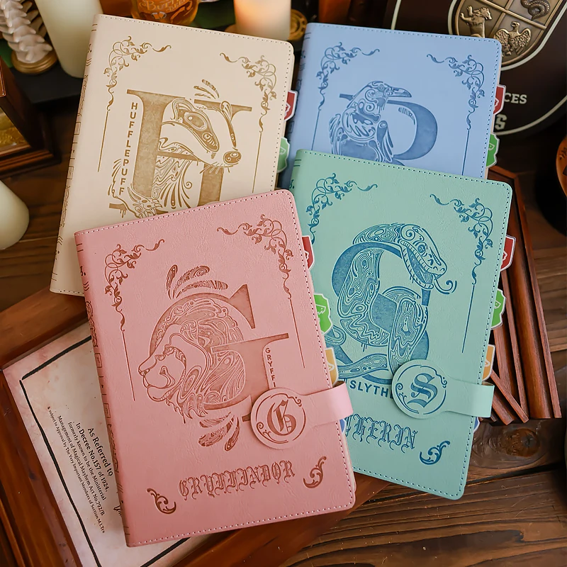 

Harry Potter Magic Academy A5Hand Ledger Soft Shell Notepad Retro Christmas Diary Notebook Student Stationery Kid Birthday Gifts