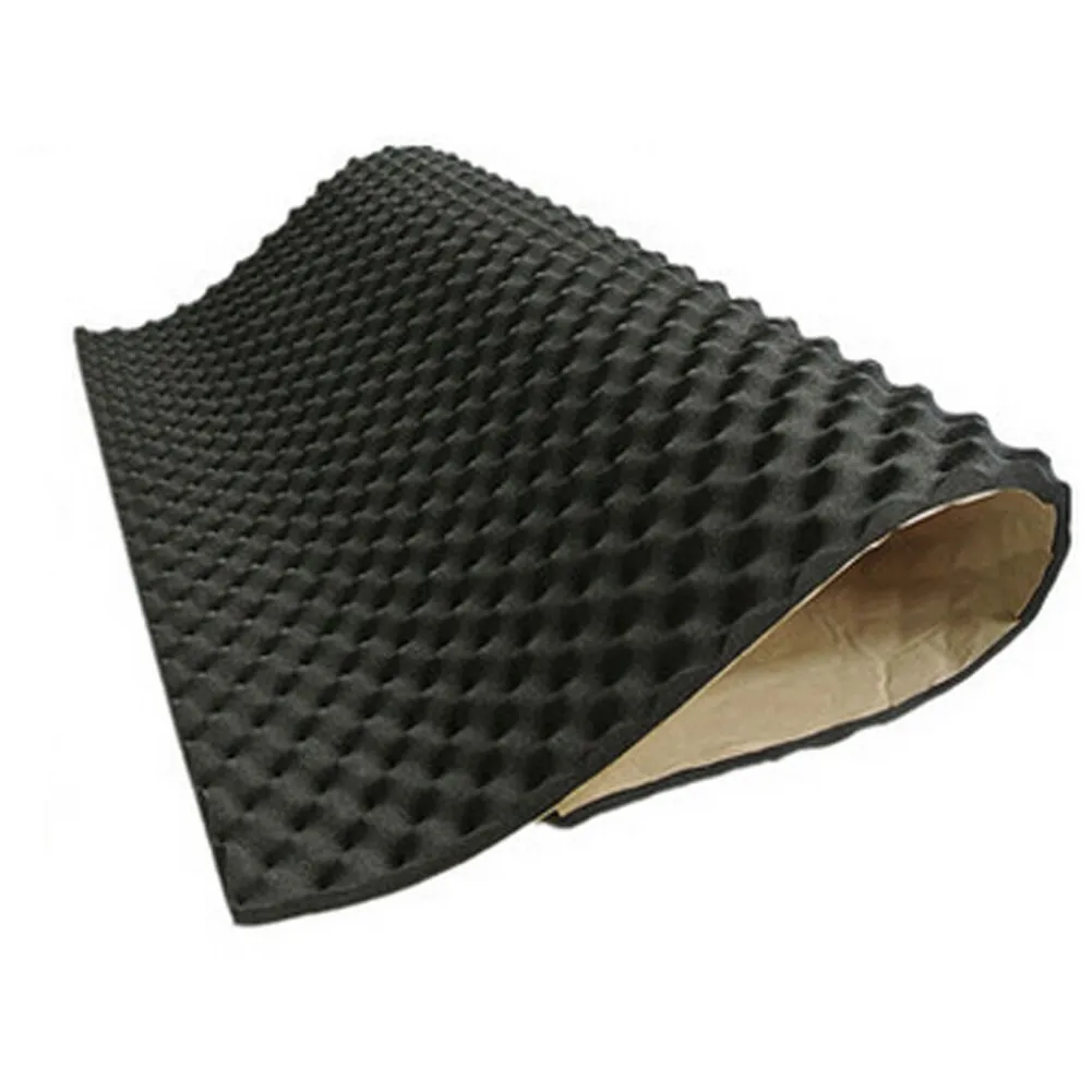 Soundproofing Foam Sound Absorbing Foam Sound Proofing Deadening Self Adhesive High Density Foam Cotton Egg Crate Acoustic Dampening Reducing Engine Noise Foam