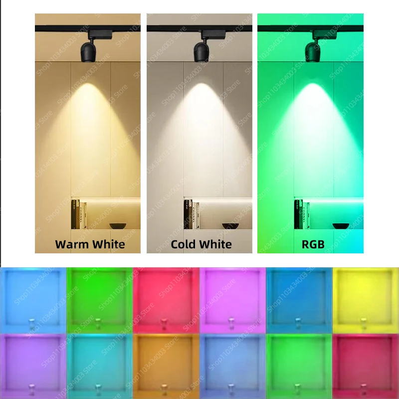 Smart LED Light Bulbs Tuya Smart GU10 Bluetooth APP Control RGB