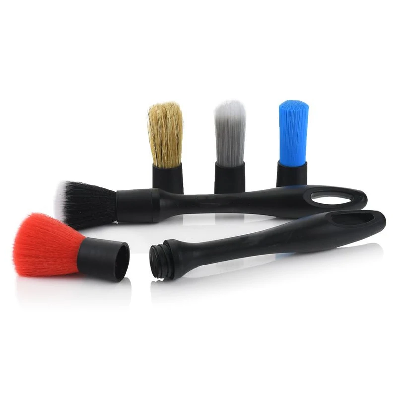 2 Gift Box Car Wash Brush Kit Extended Removable Brushes Car Cleaning Tools Dashboard Rim Brush Head Super Coche Detailing Coche best car wax for black cars