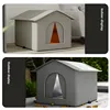 Stray Cat dog House Waterproof Outdoor Winter Warm Pet Cave Sleeping Beds Home Foldable Washable for Small Dog Puppy Supplies 5