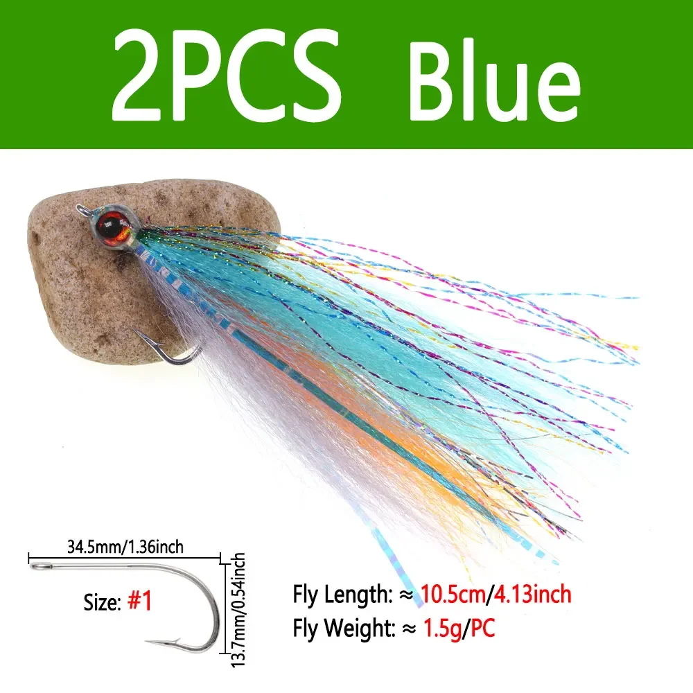 2pcs Blue