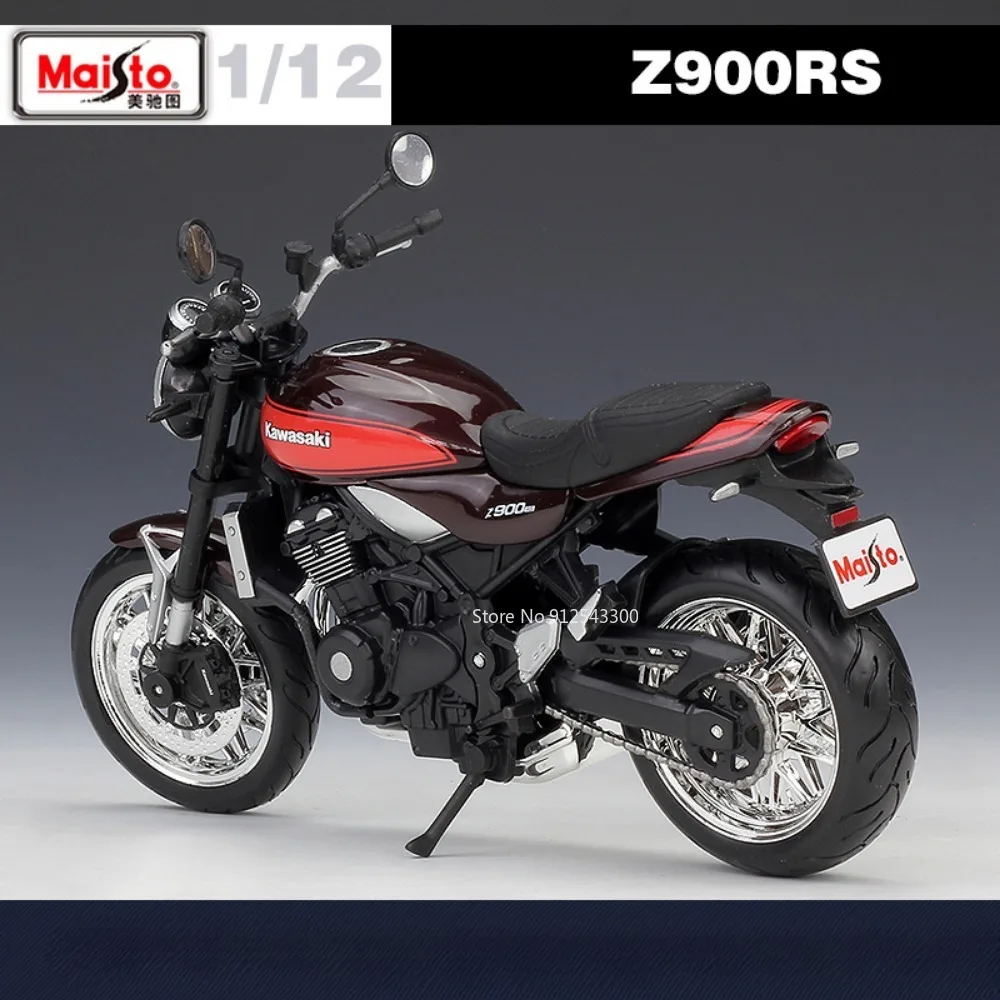 1/12 Kawasaki Z900RS Toy Motorcycle Model Alloy Diecast Static Simulation Model Motorcycle Toys for Boys Birthday Gift Souvenirs 4