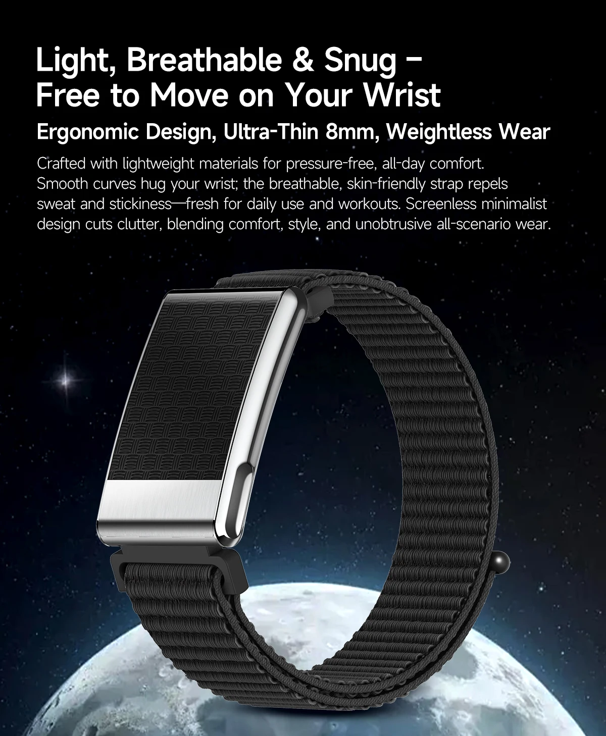 New No Screen Health Bracelet Precise Heart Rate Blood Pressure ECG Monitor Call Reminder Smart Watch Sport Band Fitness Tracker