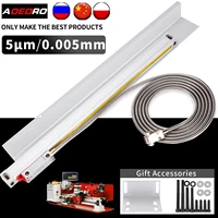 ที่ดีที่สุดคุณภาพความแม่นยําสูง 0.005mm Linear Scale ABZ 5 ไมครอน DRO Encoder 450 500 550 600 650 700 750 800 มม.Optical ตะแกรงไม้บรรทัด 1