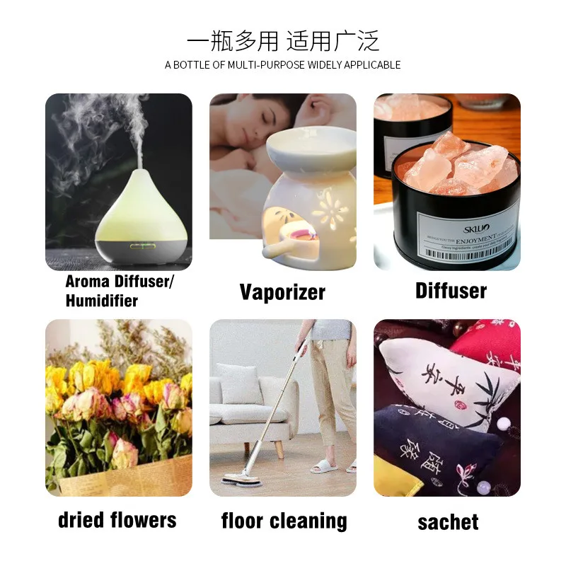 10ml Essential Oils 12 Pure Aromatherapy Oils Scents for Humidifier Diffuser Massage Making Skin & Hair Care Tea Tree fragrance oil essential oil flavoring organic essential oils