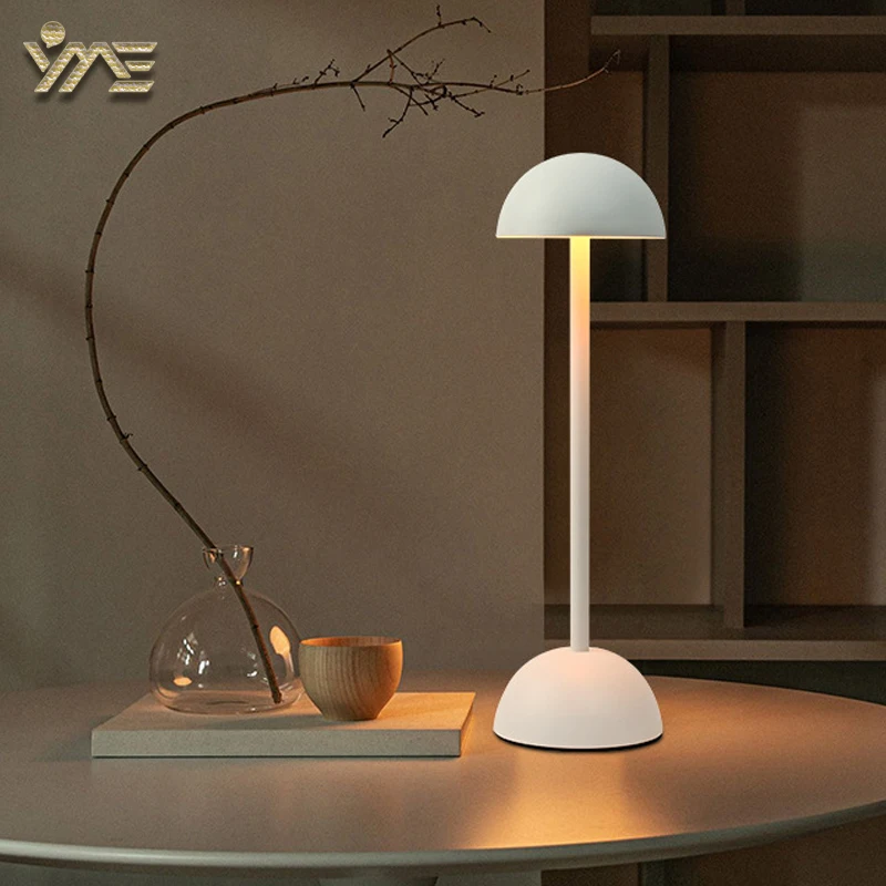 

Dimmable Mushroom Lamp Touch Table Lamp USB Charging Portable Bar Atmosphere Lamp Creative Bedroom bedside LED Night Light