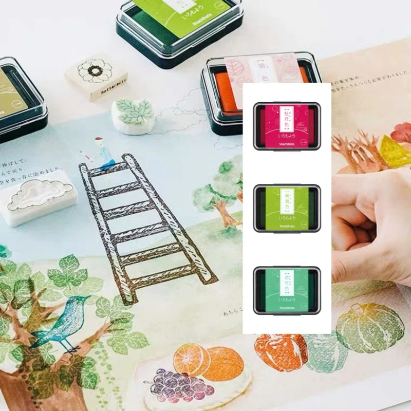 Colorful Oily Pigment Printing Pad for Kids Painting and Graffiti