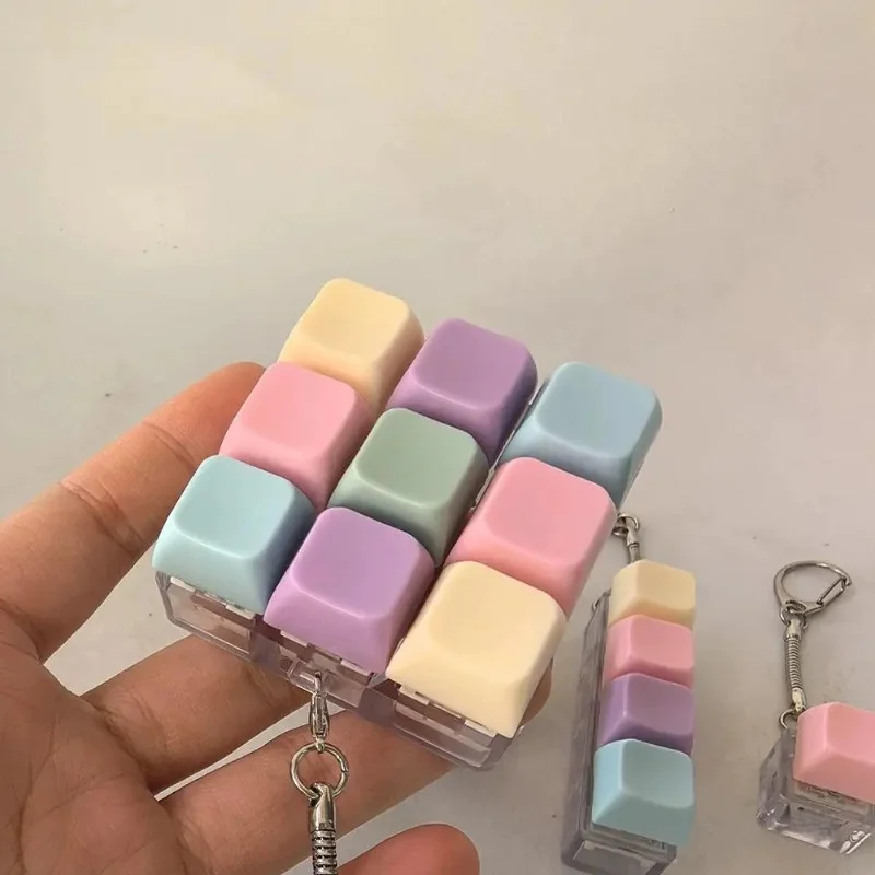 Fidget Decompression Anti-Stress Finger Toy Keychain