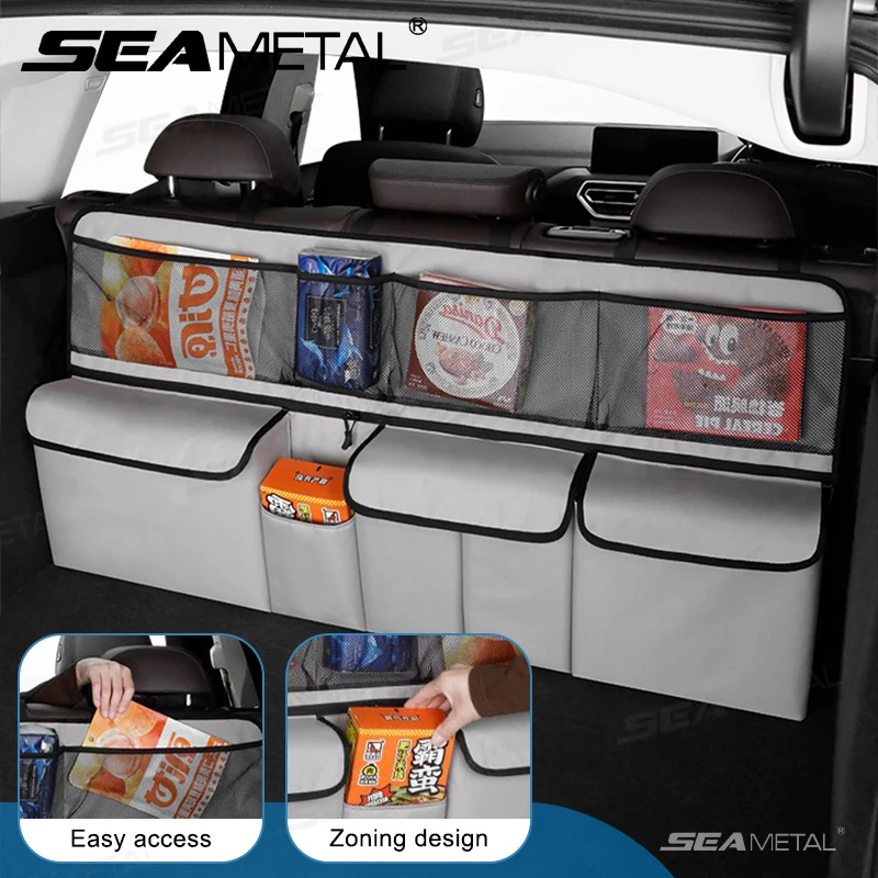 Universal Car Trunk Organizer Storage Bag with 9 Pockets