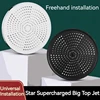 Hygienic bath shower rain ceiling rainfall round Showerhead for Kit Bathroom system supplies items products replacement parts 6