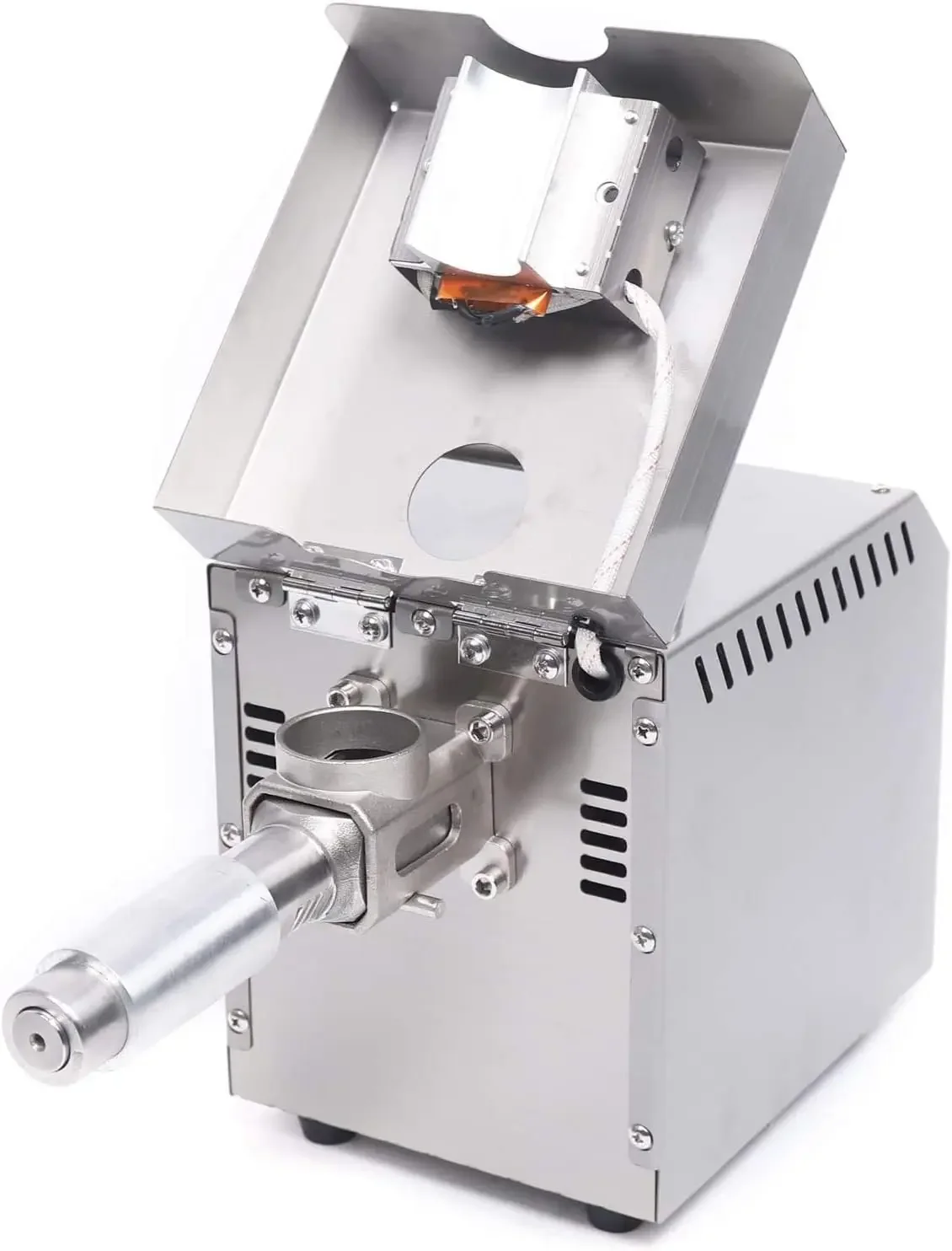 Press Machine Stainless Steel Presser Intelligent Control Hot/Cold Oil Press for Nuts Walnut Linseed Olive Kernel Almond Rapesee 4