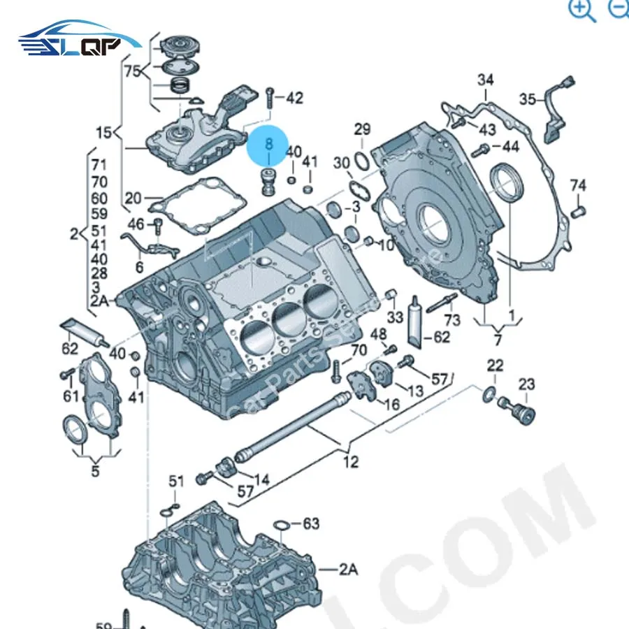 1Pcs 059103175F A4 A5 A6 A8 Q5 Passat SKODA 2.5 AYM AFB AKN 059103175A    з  