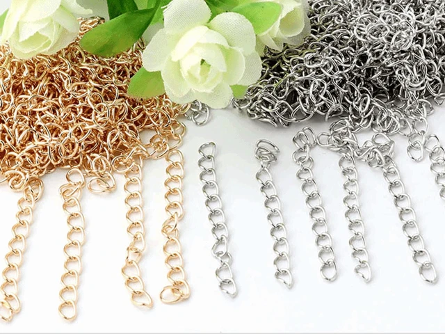 Necklace Chains Jewelry Making  Silver Chain Making Jewelry - Jewelry  Findings & Components - Aliexpress