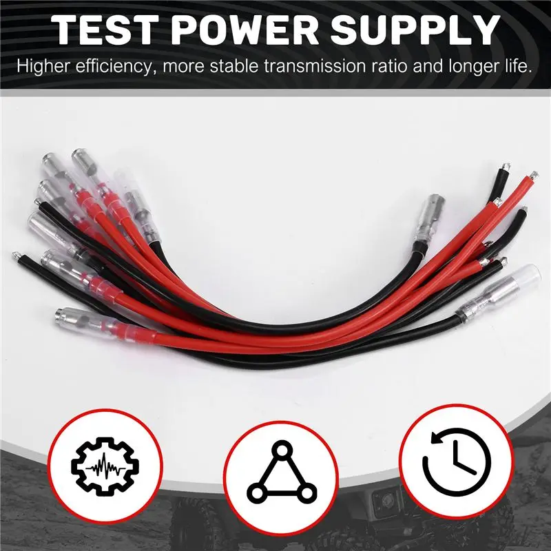 10PCS 4.0Mm 바나나 플러그-앨리게이터 클램프 테스트 라인 RC Car-A32R용 전원 공급 장치 테스트 라인