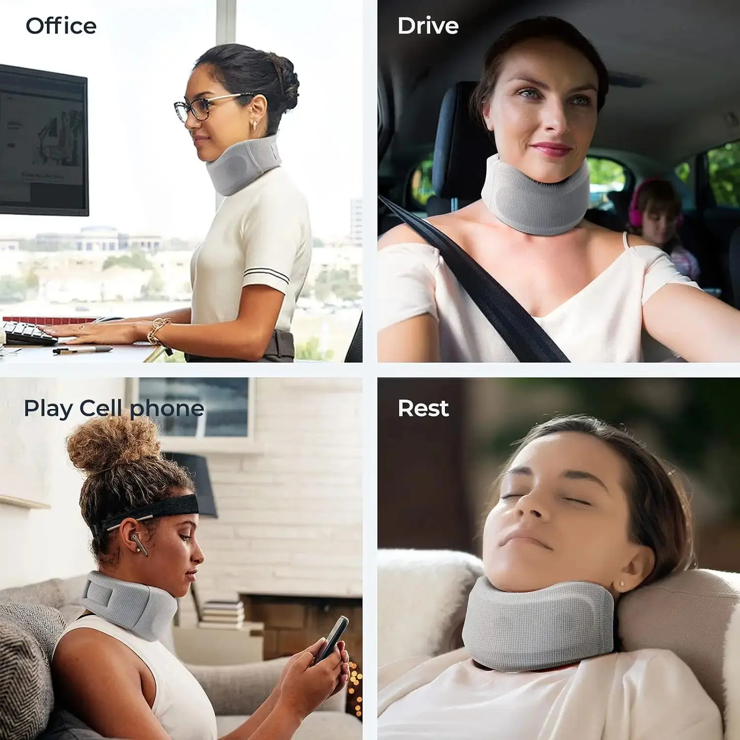 Neck Brace Household Neck Brace for Reducing Head and Neck Load Protecting and Neck Fixing Brace for Correction Therapy