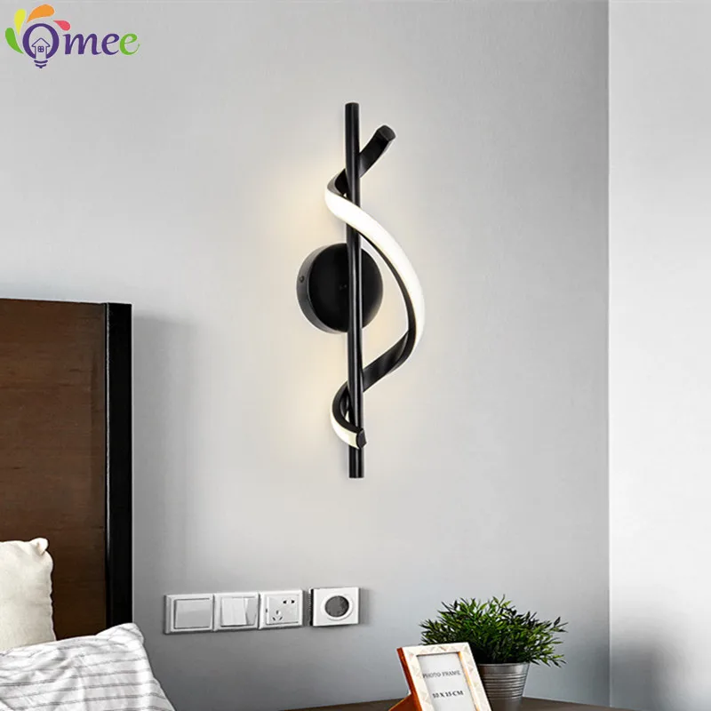 Modern Minimalist LED Wall Lamp Home Indoor Decor wall Sconce For Living Room Bedroom Bedside Lustres Backgroud Light Decoration