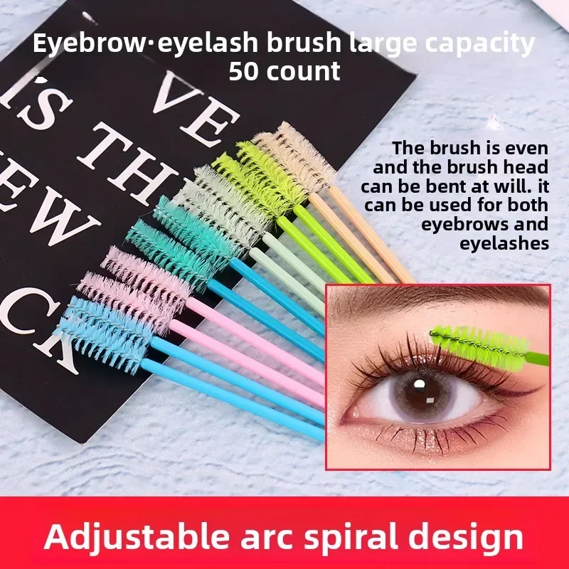 50Pcs Eyelash Brushes Makeup Brushes Disposable Mascara Wands Applicator Spoolers Eye Lashes Cosmetic Brush Lash Extension Tool 5