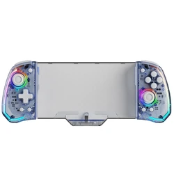 LinYuvo Enhanced Gaming Controller with Hall Effect Joystick, Turbo Function, Dual Vibration, 6 - Axis Gyro, and Customizable RGB Lighting (SKY BLUE)