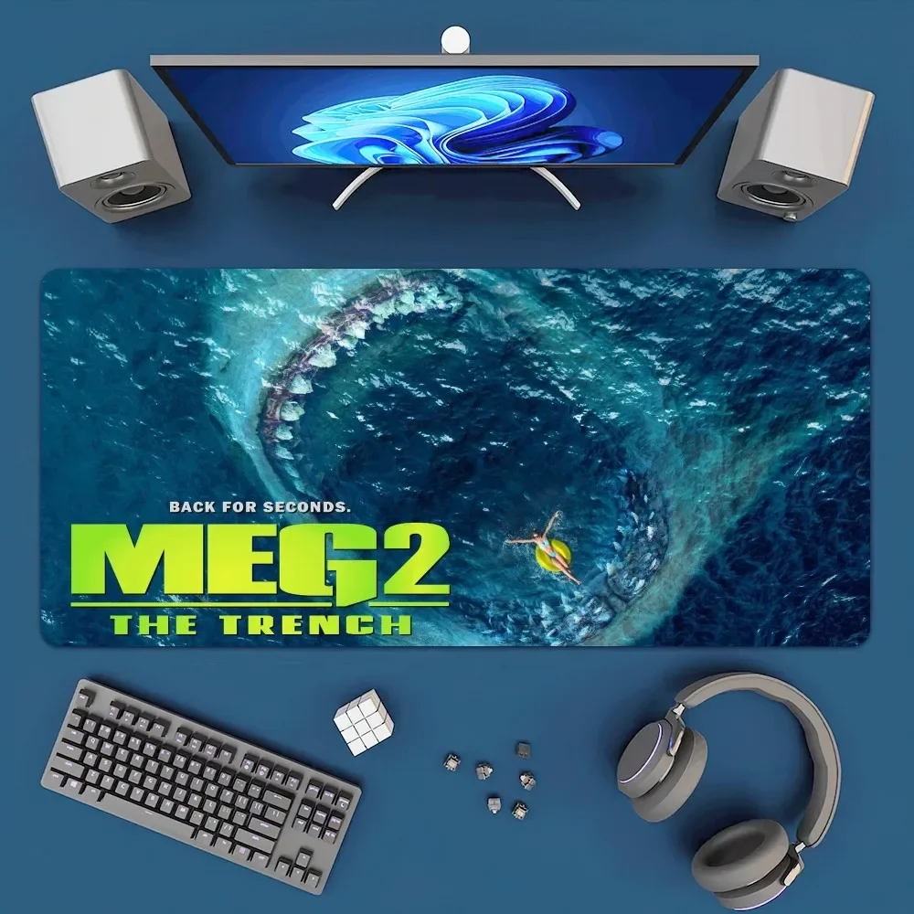 BEAST KINGDOM Movie M-Meg 2 Trench Mousepad Office Large Mouse Mat Keyboard Mats Rubber PC Computer Game Big Anti-slip Mice Mat 2