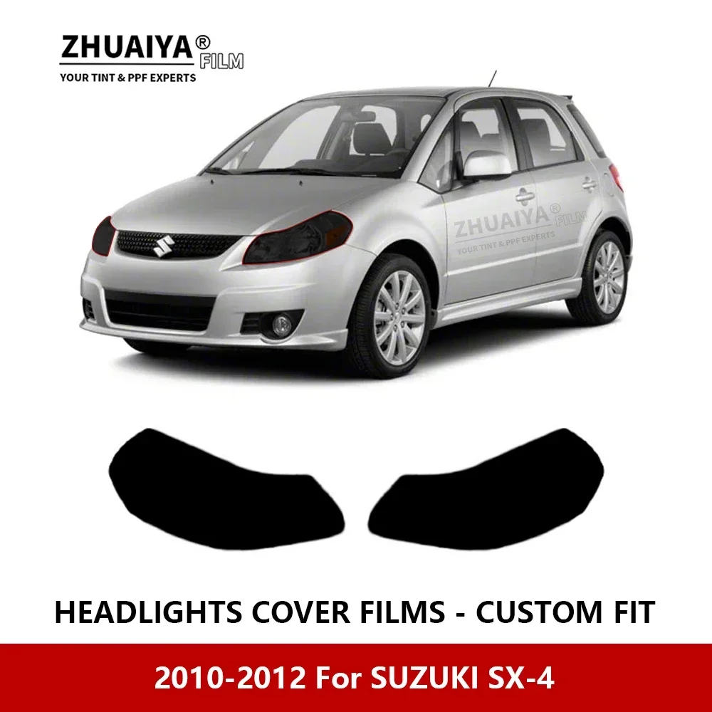 

Для SUZUKI SX-4 2010-2012 Автомобильная внешняя фара против царапин PPF предварительно отрезанная Защитная пленка для ремонта автомобильные наклейки аксессуары