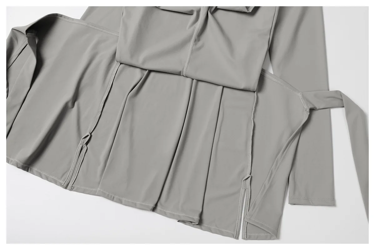 New Women Safe Yoga Tennis Skirts Gym Golf Running Sports Fitness Skirt Anti Glare Dance Skirt badminton sport dress