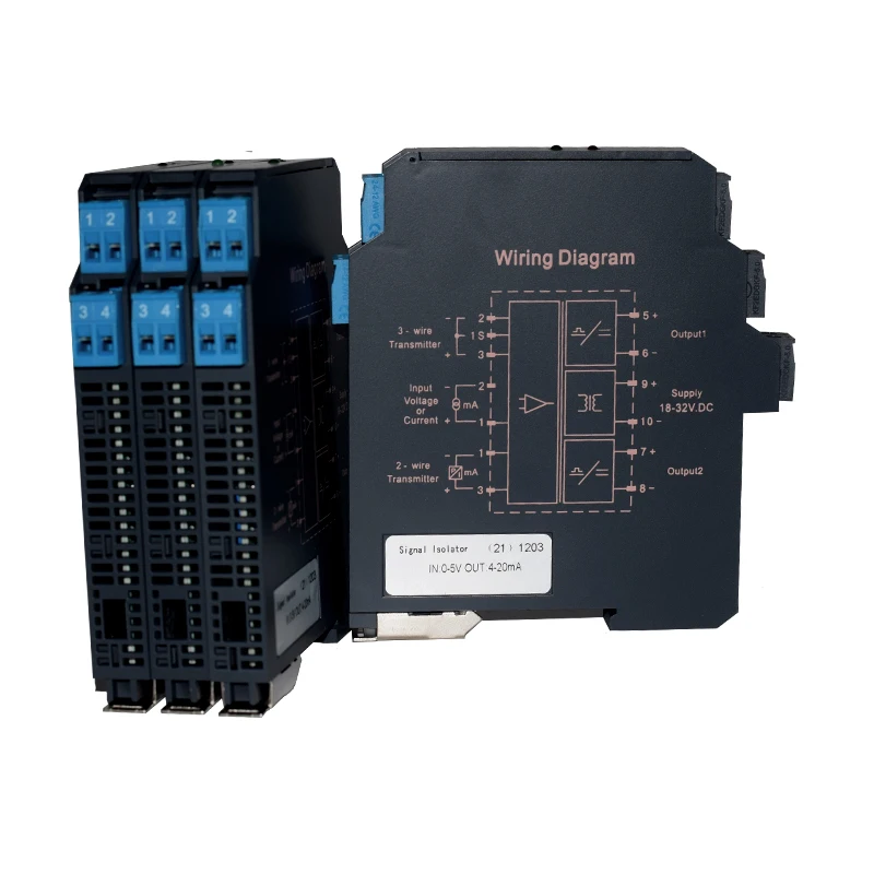 Medidores de corrente do Isolador do Sinal da C.c. Multi Entrada Saída 0 5v 10v 4 20ma do isolador sinal da cc multi entrada multi saida 4 20ma 0 5v 0 10v 02