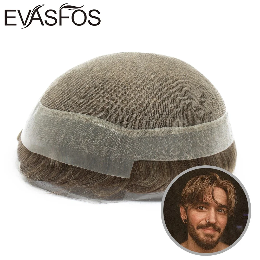 

Австралийский стиль, швейцарский кружевной мужской парик, натуральные человеческие волосы, мужские парики, Прочный парик, мужские волосы, протез, парик