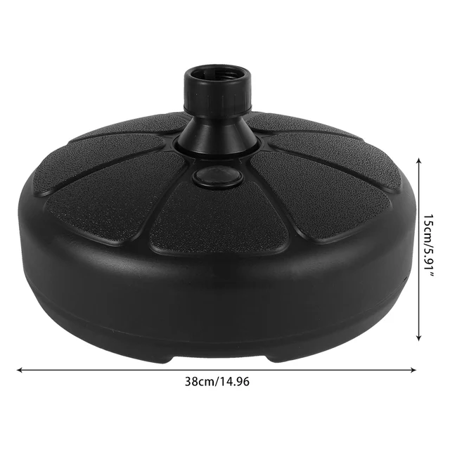 Kültéri Kerti Tengerparti Esernyő Állvány Műanyag Parasol Alap Terasz Rúd Átmérője Alapállvány Kiegészítők - Image 4