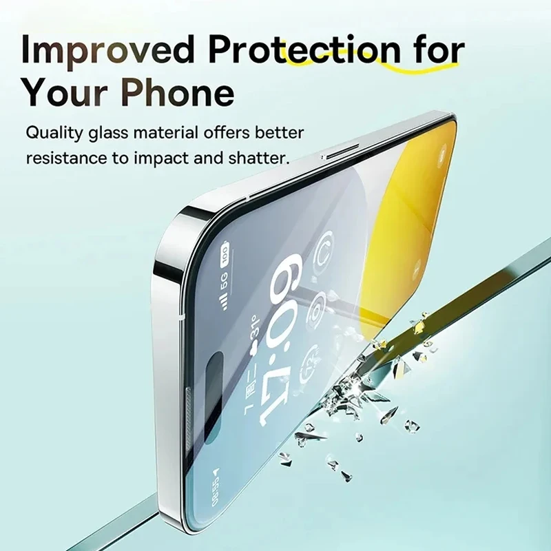 Protectores Pantalla Amfilm Para iPhone 15 Pro De 6.1 2+2