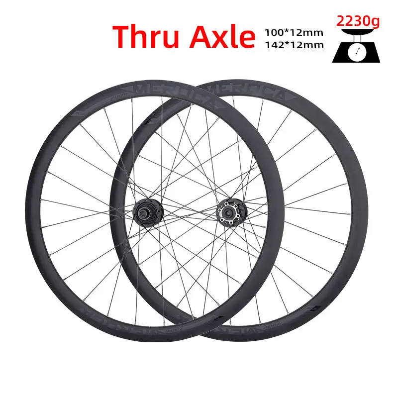 Meroca ホイール　前輪　700c ディスクブレーキ クイックリリース　新品 MEROCA ロードバイク ホイールセット 6-ブロット ボック