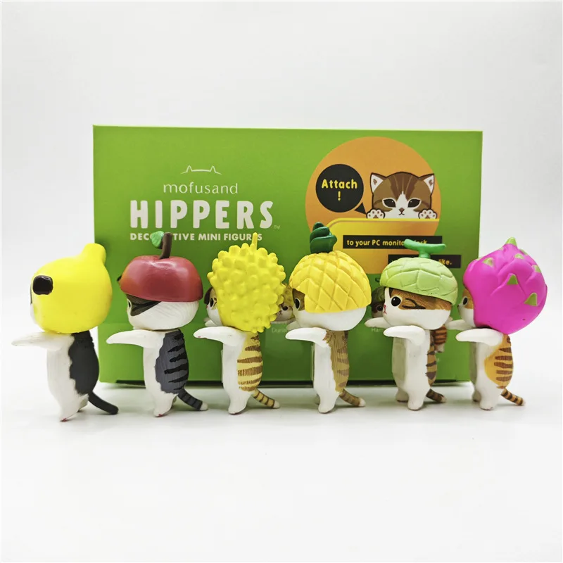 Mofusand Hippie Mini Fruit Series Shark Cat Drag Fruit Head