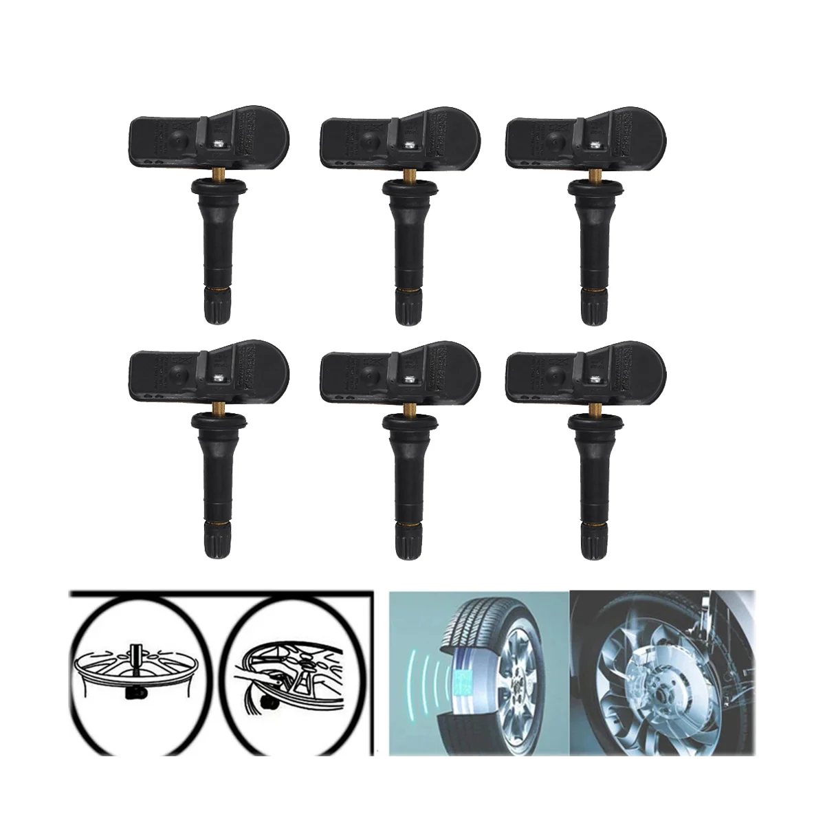 TPMS Ÿ̾ з  , ٽþ   ֻ ǾƮ  2005-2020, 40700-9322R, 433MHZ, 1 