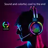 Écouteur lumineux de jeu X2 rvb, casque USB filaire, monté sur la tête, pour ordinateur